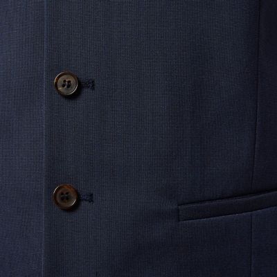 Dark blue five button waistcoat